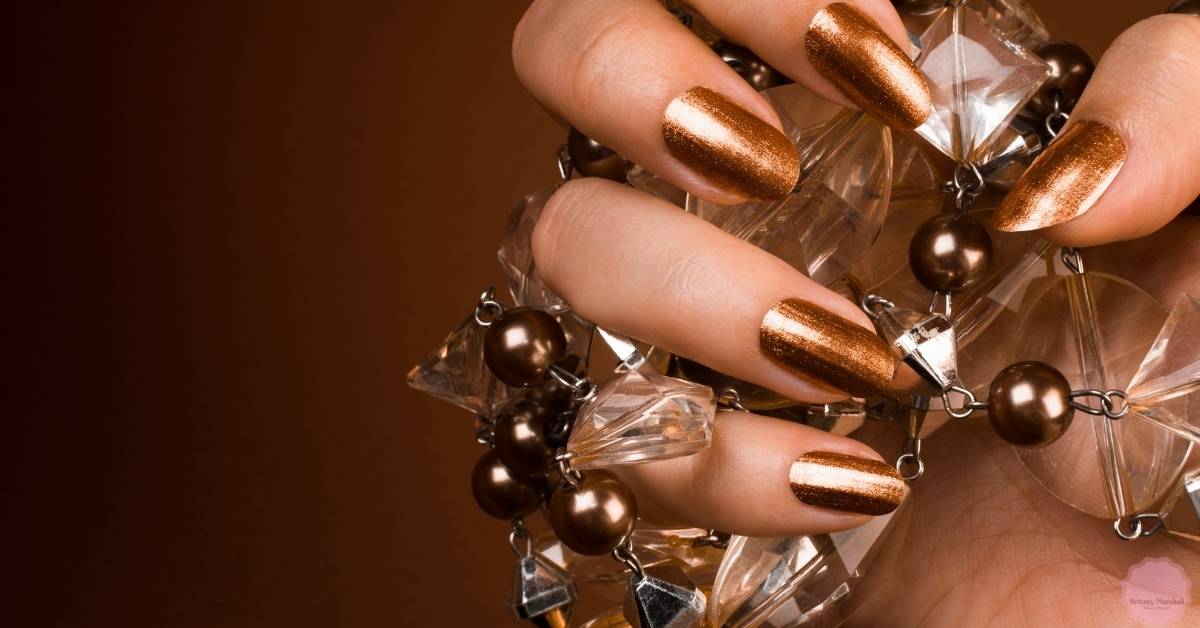 30+ Mocha Brown Acrylic Nails Ideas You Need To See! 3 almond mocha brown acrylic nails