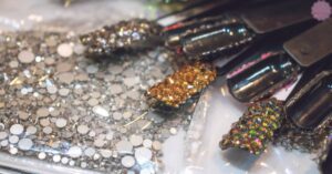 Best Nail designs with gems