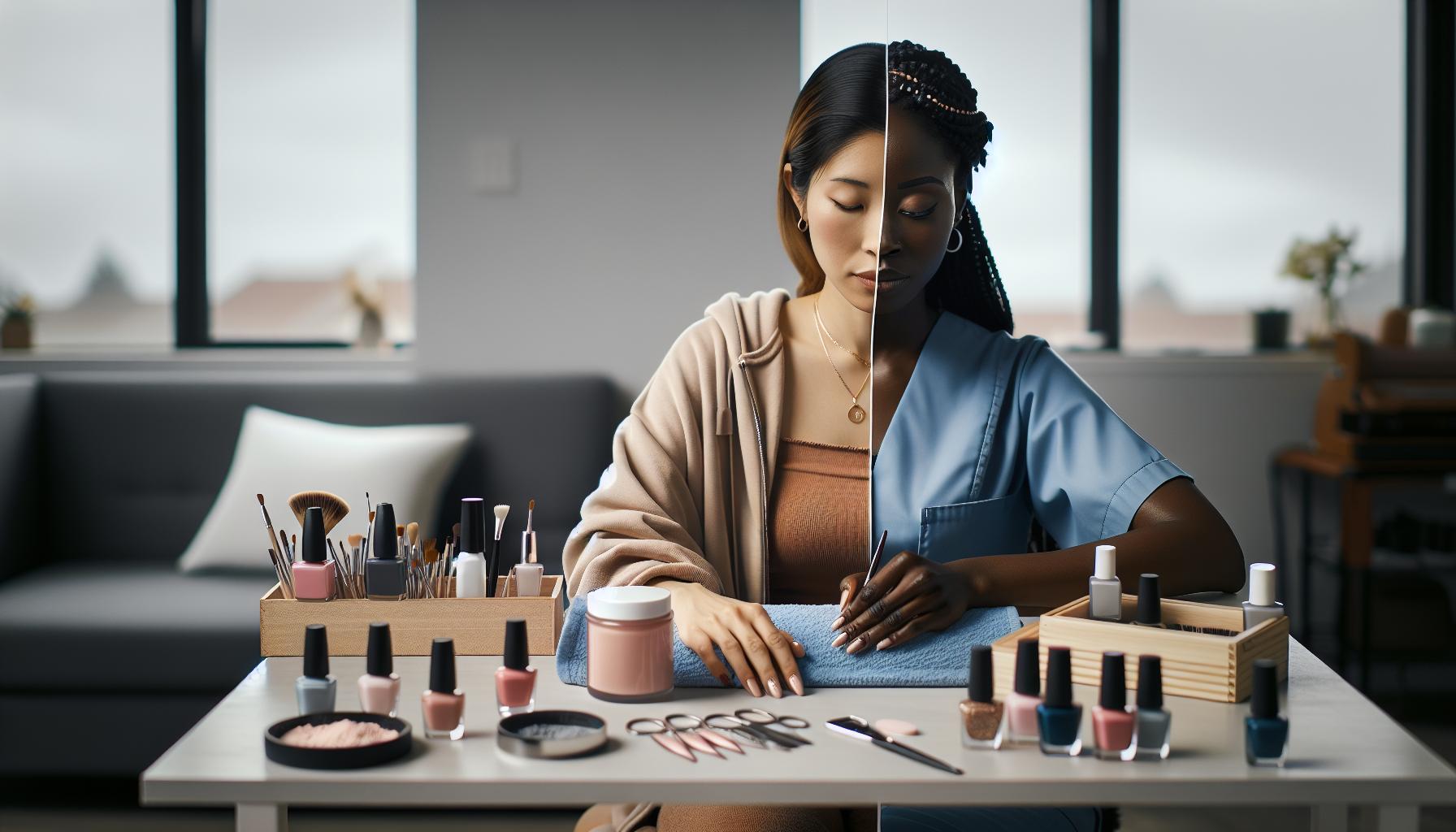 comparing Nailboo with‌ Traditional⁢ Salon Manicures