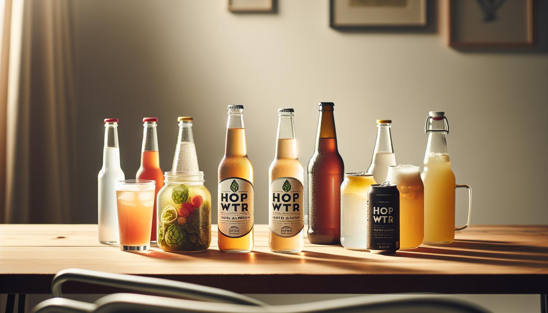 Comparing Hop Wtr to⁢ Other Non-alcoholic Beverages
