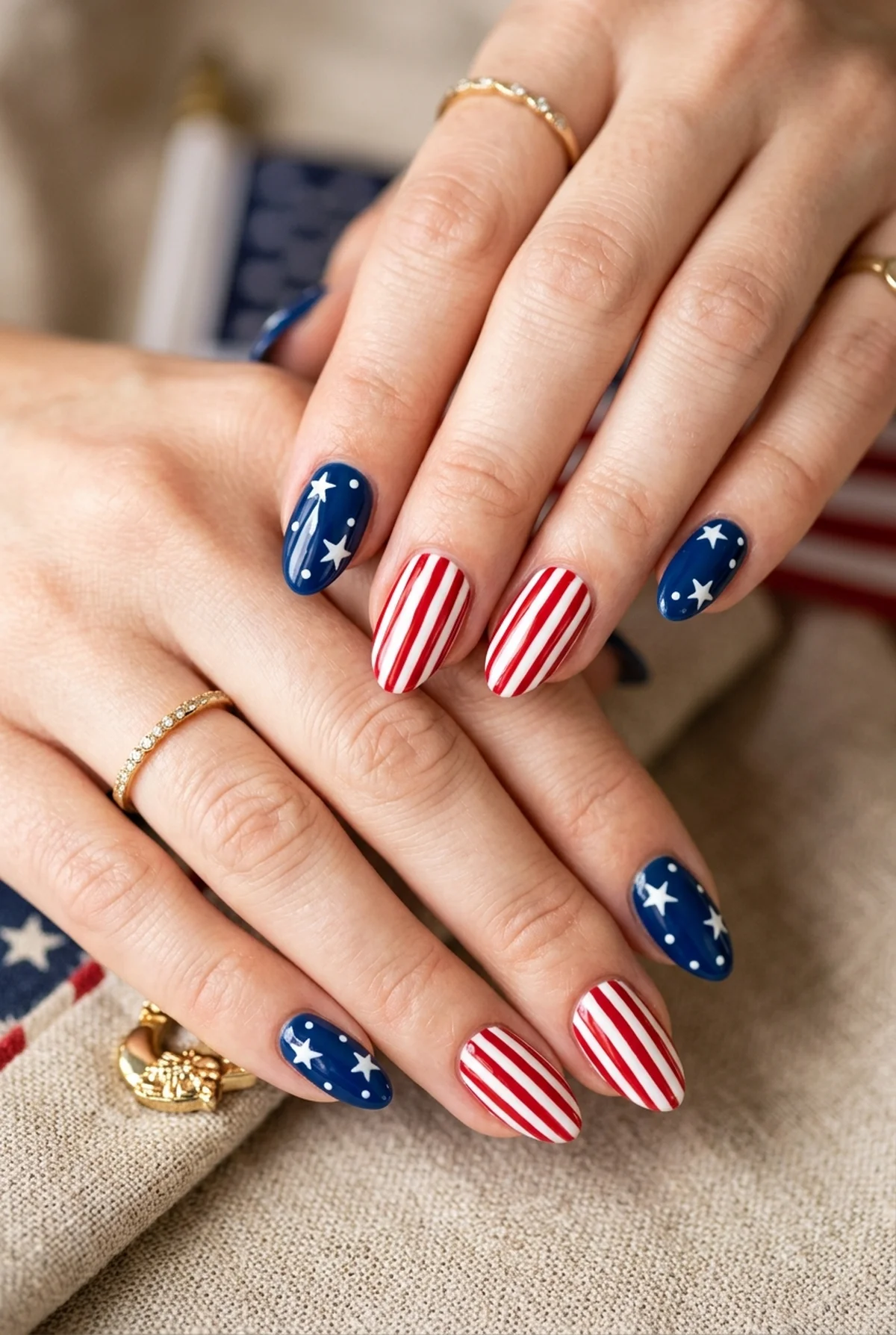 35 Stunning 4th of July Nail Designs to Try This Summer 37 Full Flag Theme