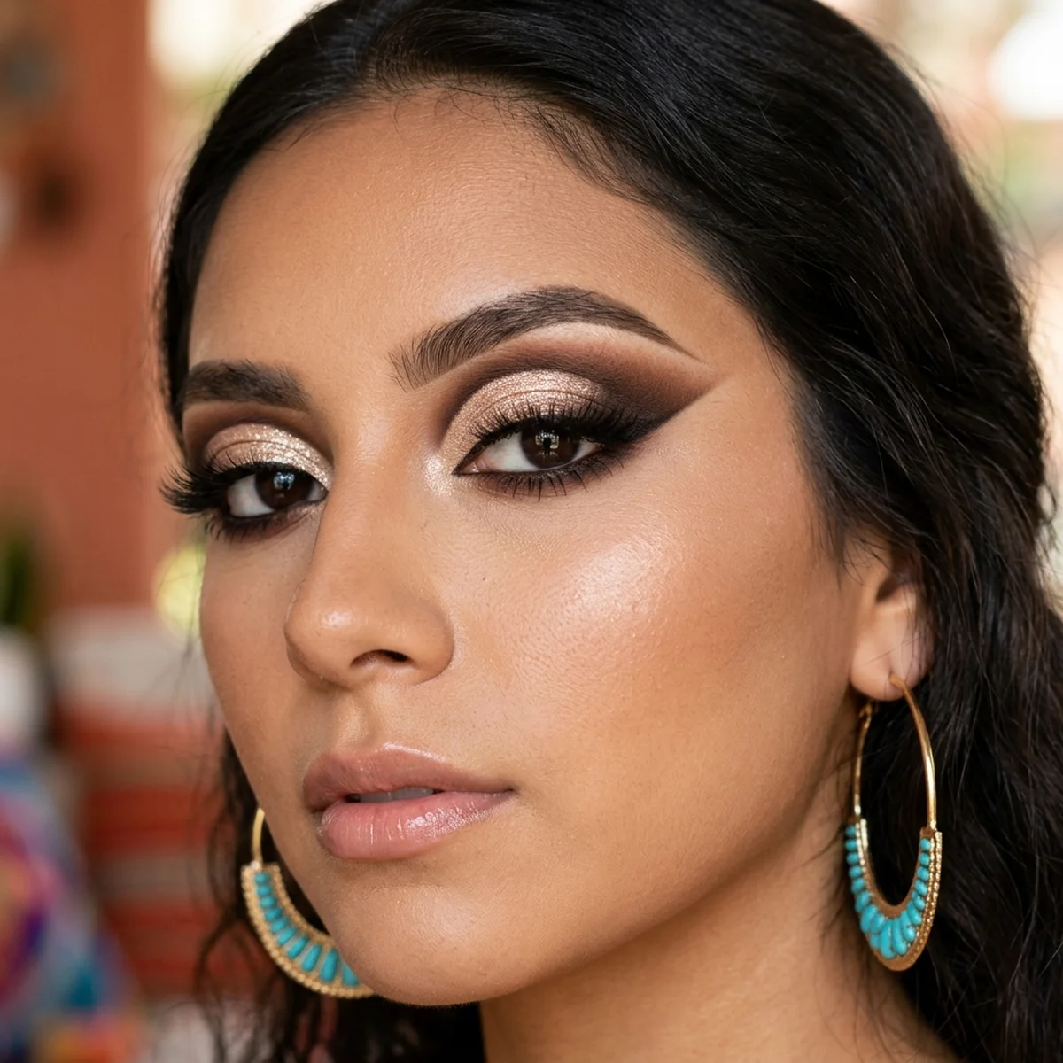 32 Stunning Mexico Makeup Trends and Latina Beauty Ideas 28 Cut Crease Elegance