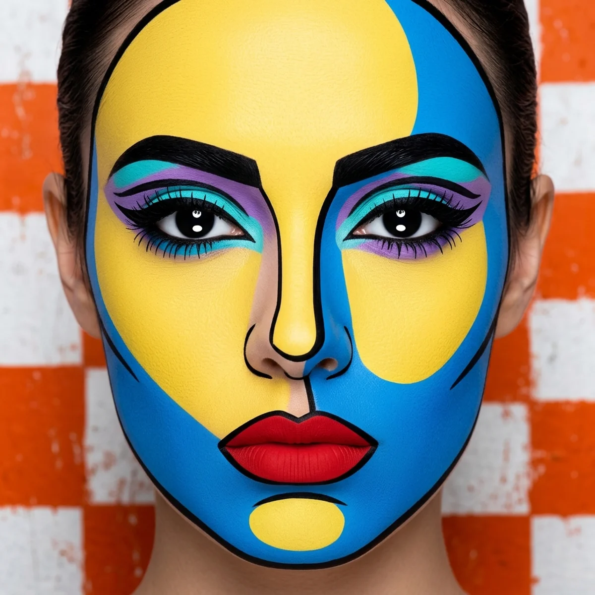 32 Unsettlingly Perfect Uncanny Valley Makeup Ideas to Try 22 The 2D Cartoon