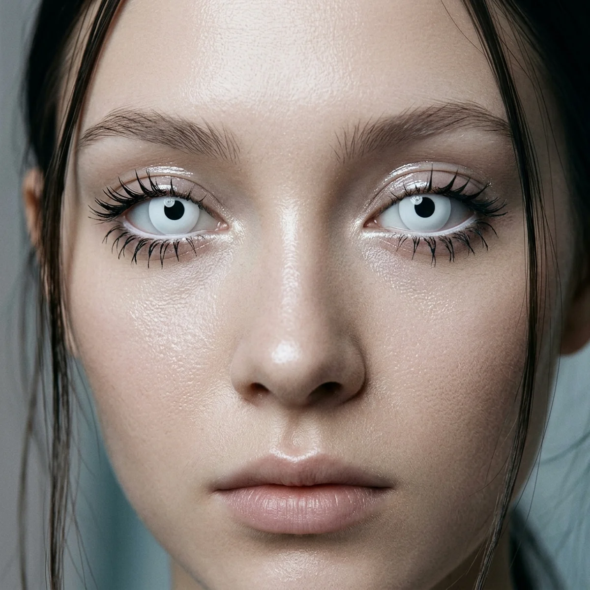 32 Unsettlingly Perfect Uncanny Valley Makeup Ideas to Try 7 The Blank Stare
