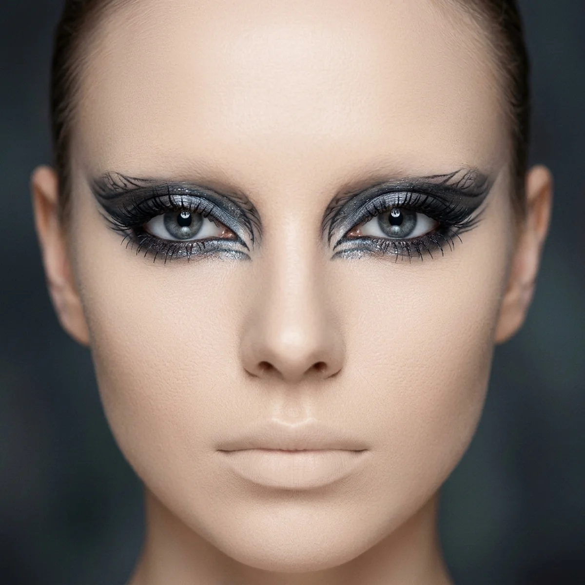 32 Unsettlingly Perfect Uncanny Valley Makeup Ideas to Try 11 The Hyper-Symmetrical Face