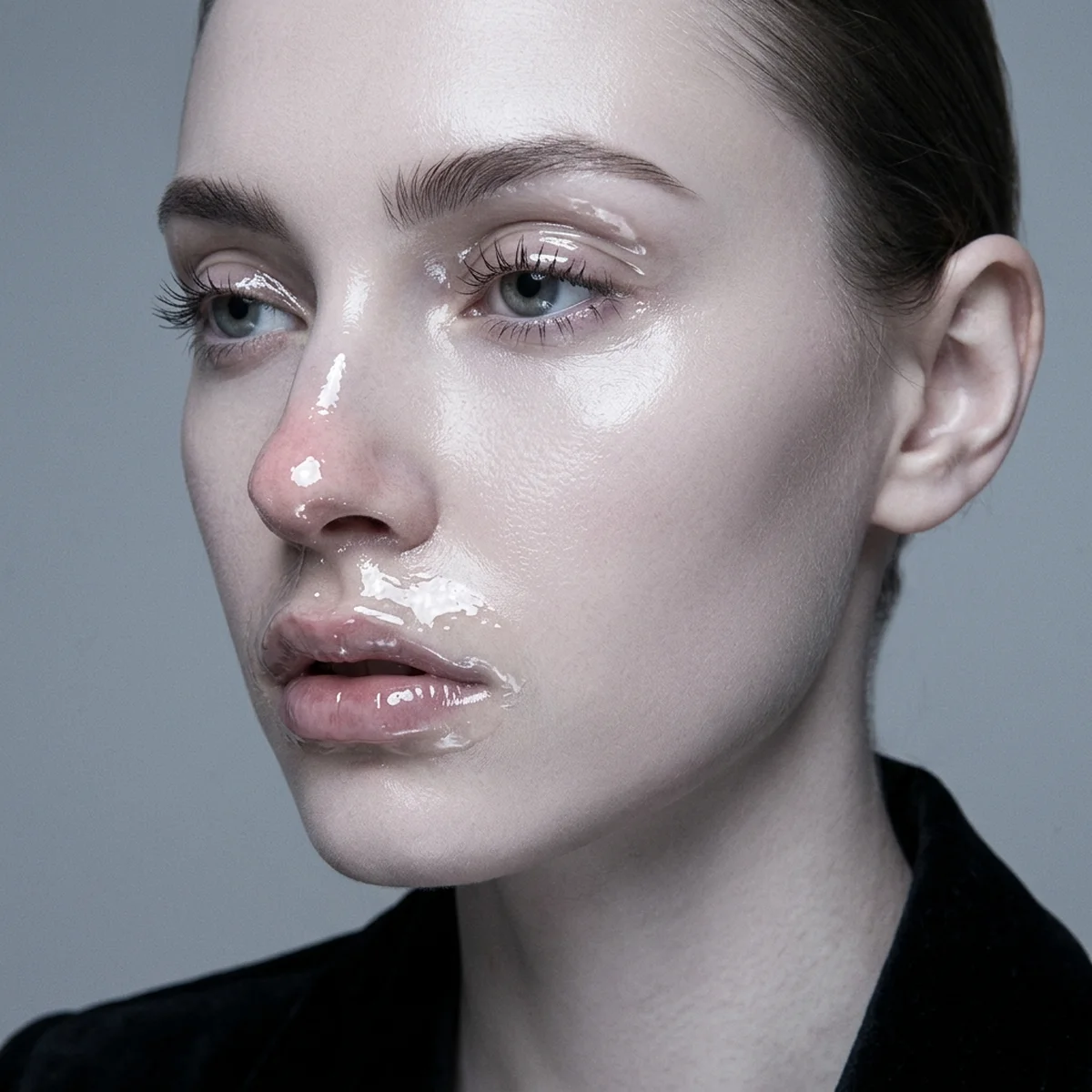 32 Unsettlingly Perfect Uncanny Valley Makeup Ideas to Try 14 The Mannequin Shine