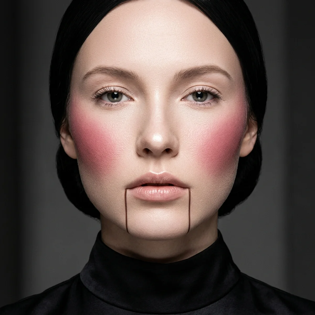 32 Unsettlingly Perfect Uncanny Valley Makeup Ideas to Try 20 The Ventriloquist Dummy