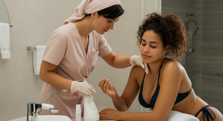 Giving Yourself a Bikini Wax
