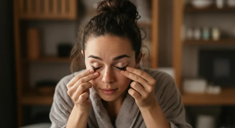 How to Massage Eyelids