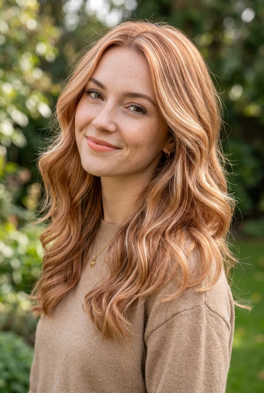 30 Neapolitan Hair Color Ideas (Chocolate, Vanilla & Strawberry) 40 Strawberry Blonde Dominant Mix