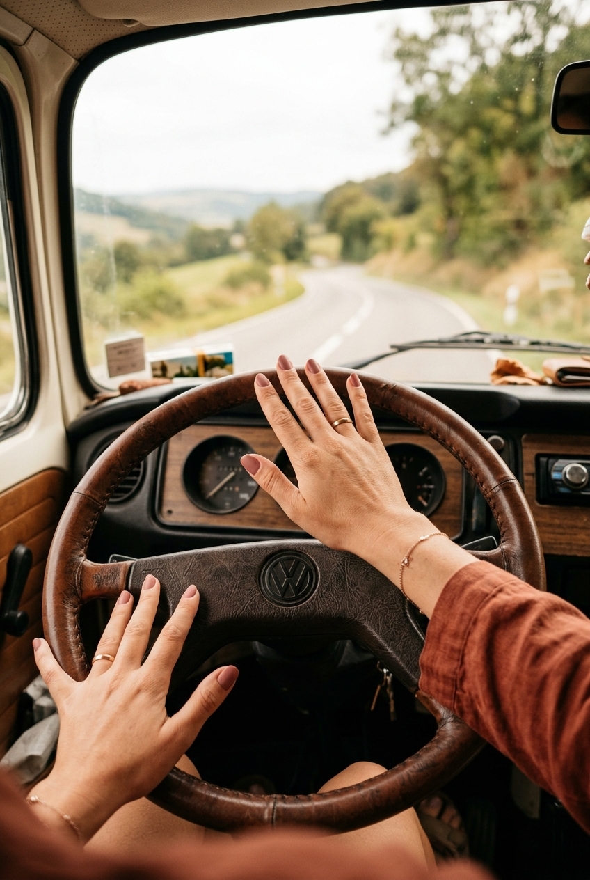 24. Dusty Rose: The Perfect Camper Van Aesthetic