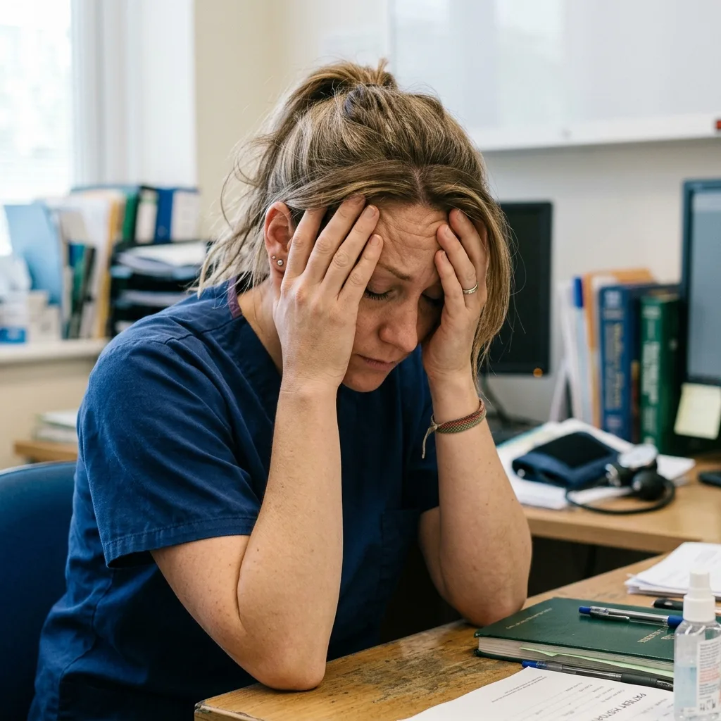 Person managing anxiety and Pristiq side effects