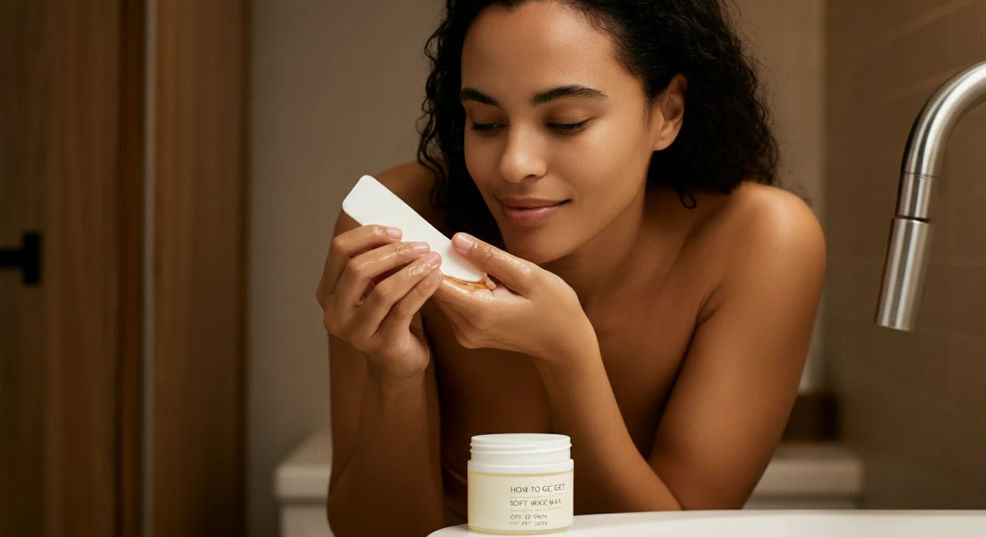 How to Get Soft Wax Off Skin