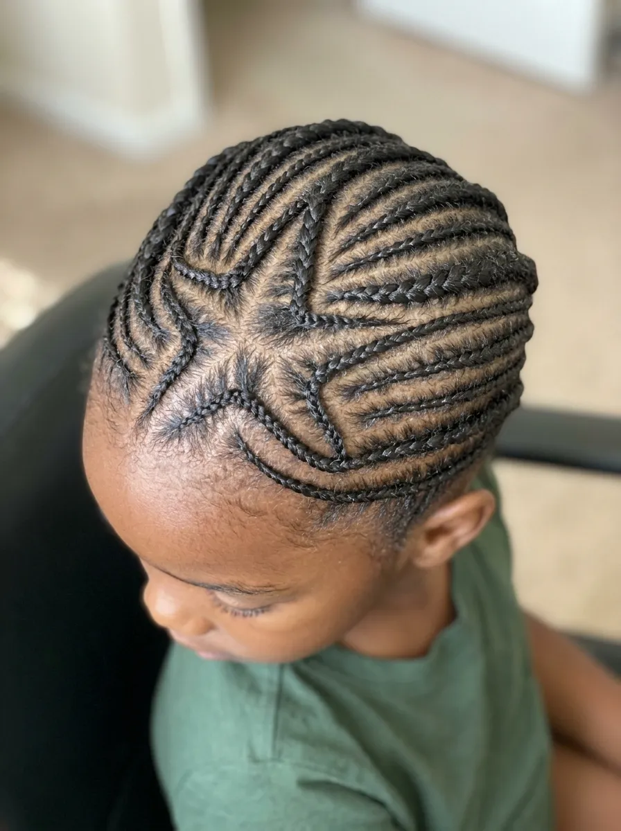 30 Star Hairstyles for Kids That Are Out of This World 7 Flawless Star Stitch Braids star hairstyle