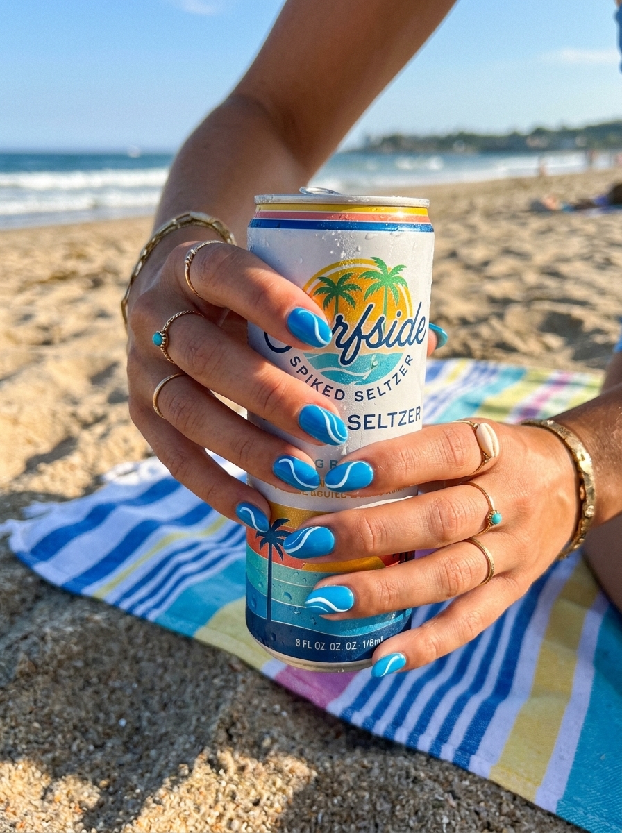 13. Nails Cocktail Surfside Nails