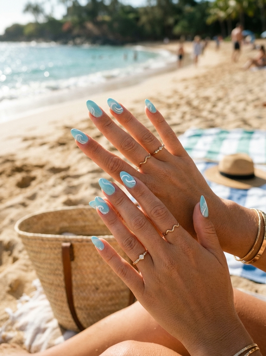 15. Nails Waves Surfside Nails