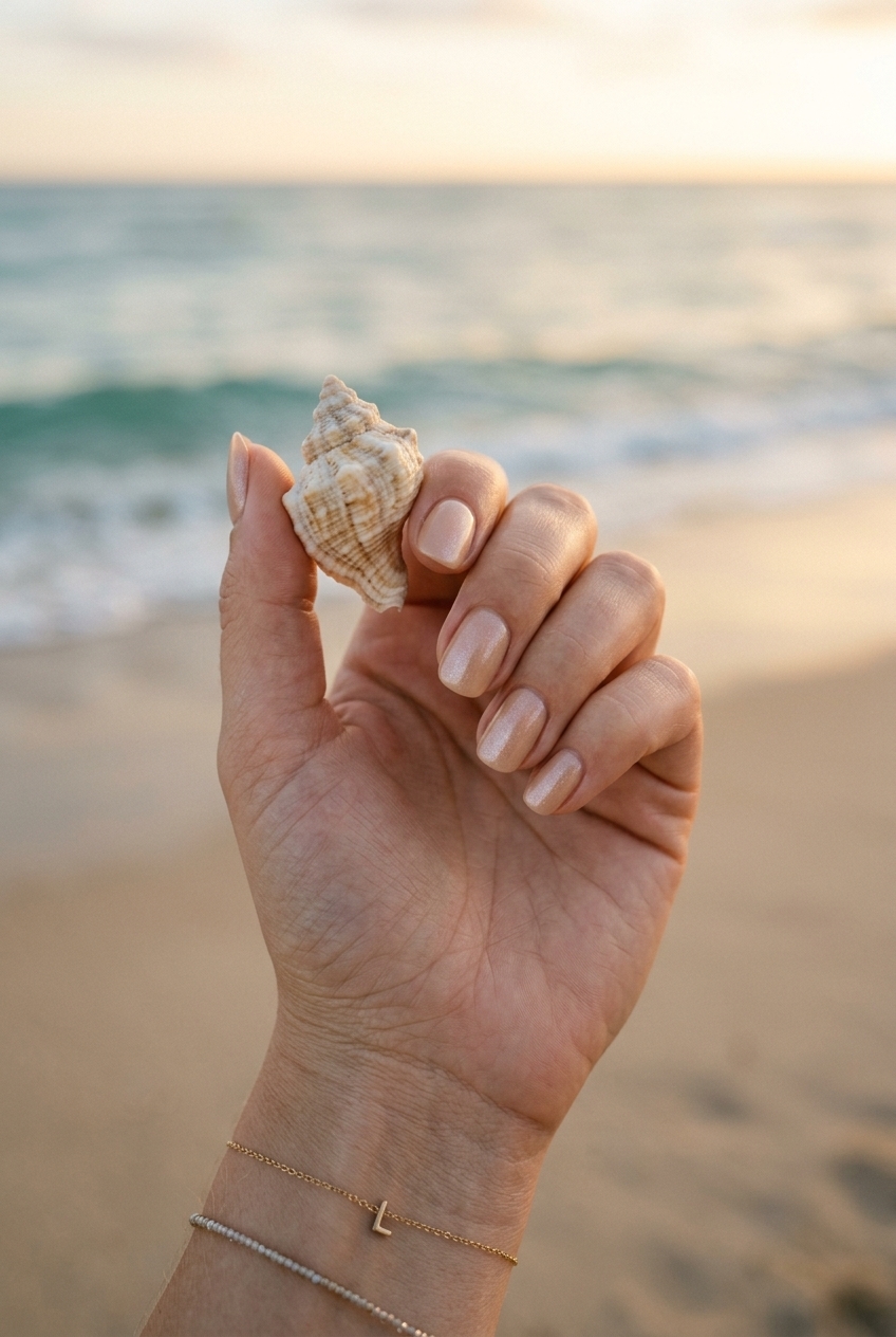 11. Sandy Beige with Subtle Pearlescent Shimmer