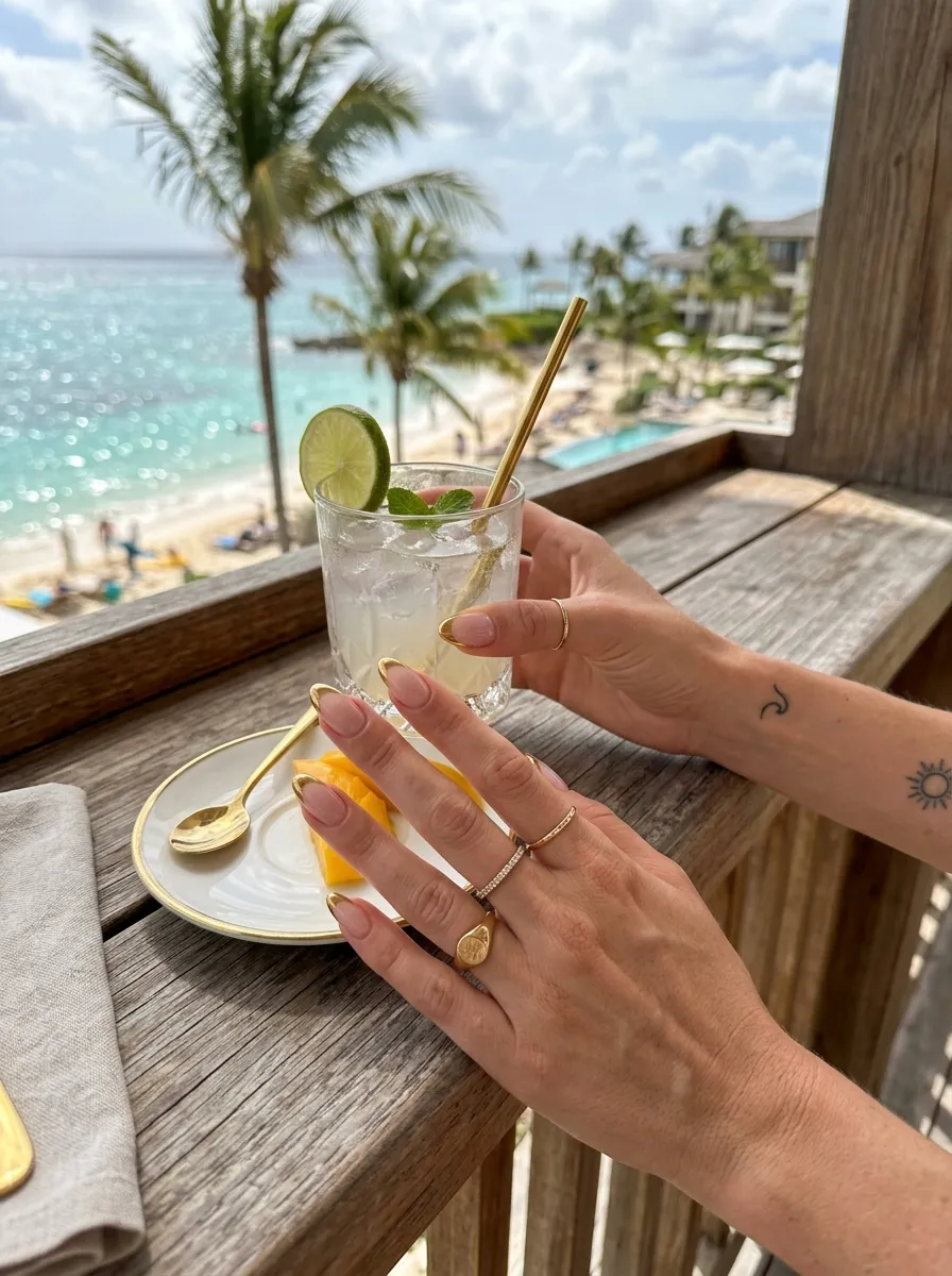 Peach Bellini Ombre: Soft Fruity Fades for Elegant Summer Evenings - perfect vacation nails idea