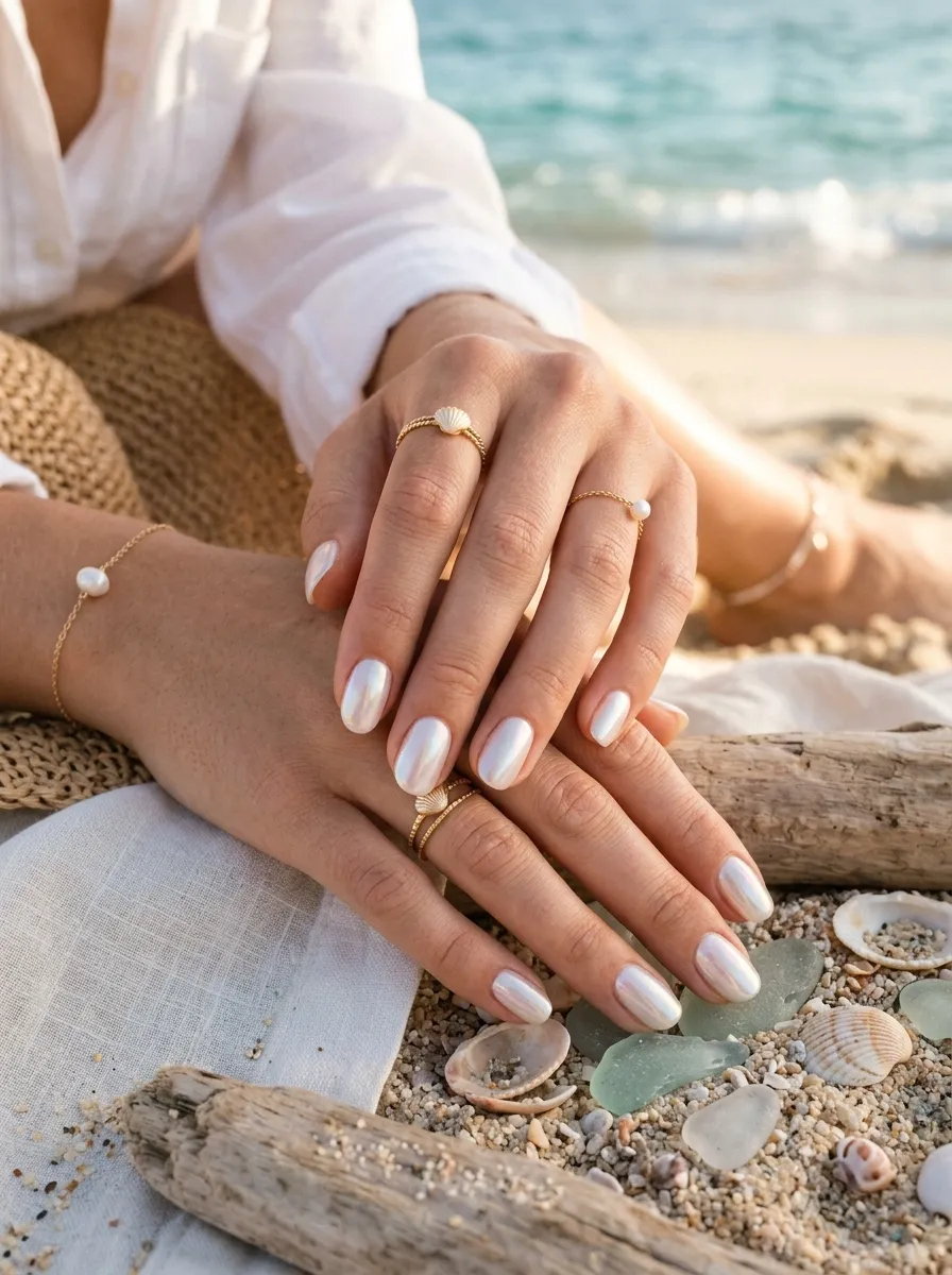 Stiletto Sand Neutrals: Elongated Shapes in Flawless Nude Tones - perfect vacation nails idea