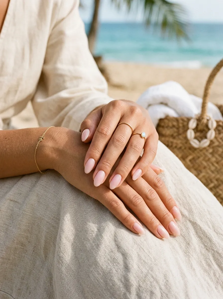 Tropical Fruit Slices: Fun and Fruity Hand-Painted Details - perfect vacation nails idea