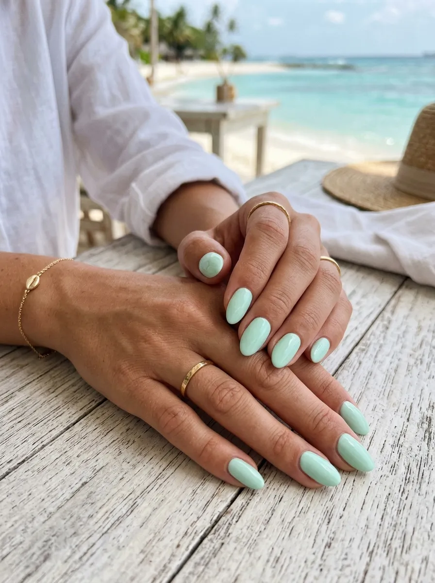 Pink and Orange Blends: The Perfect Tequila Sunrise Color Match - perfect vacation nails idea