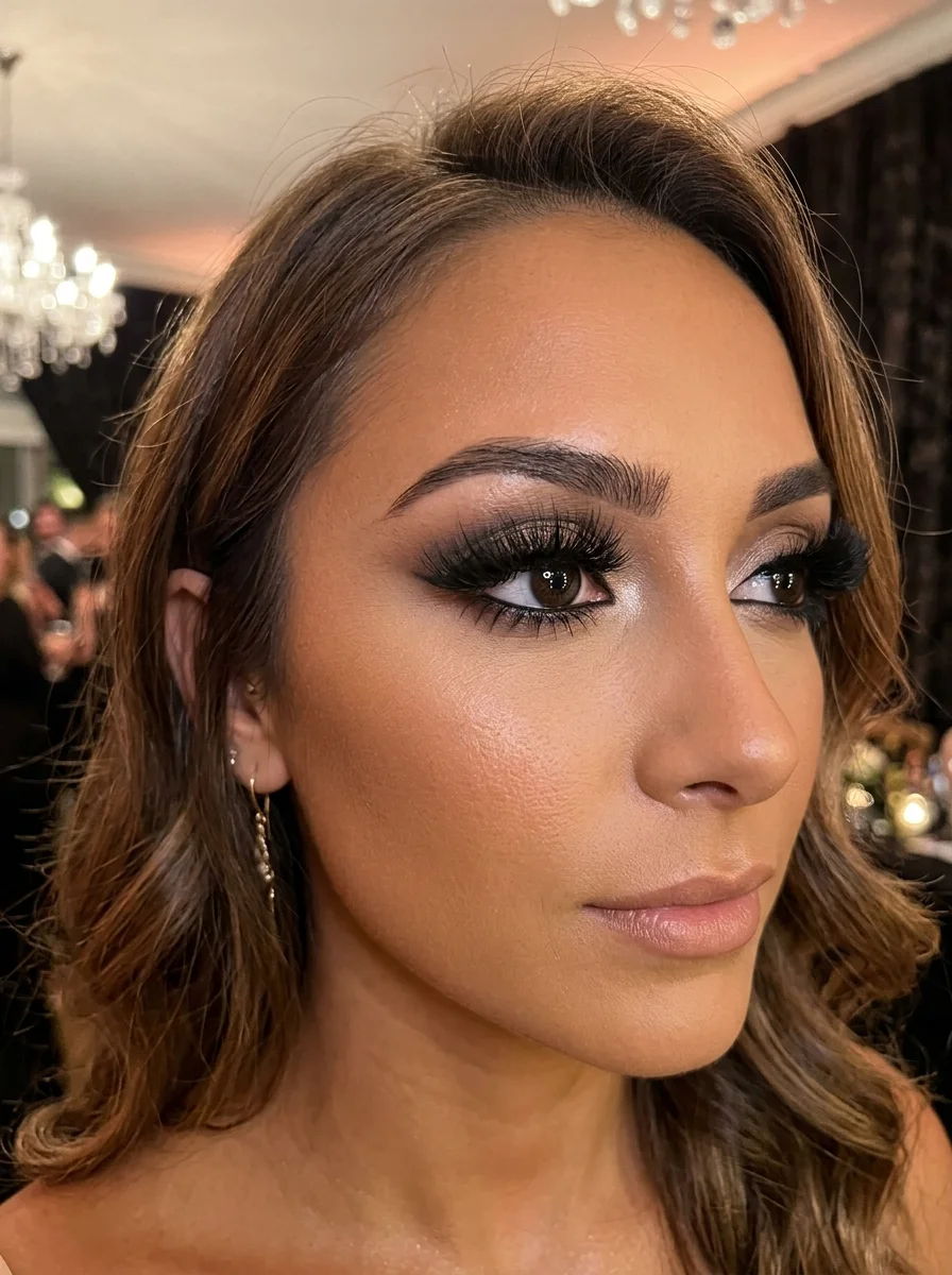 High-Impact 3D Mink Lashes for Glamour & Night Out - lashes fake eyelashes (AI Generated Image)