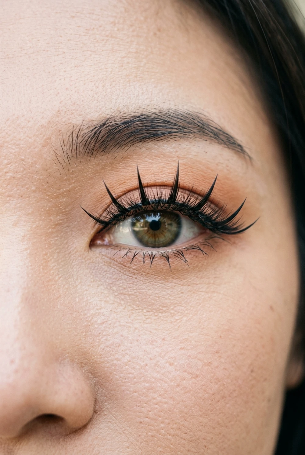 7 Best Lash Sets for Every Eye Shape & Style (2026 Guide) 13 4. Anime Manga Lash Set with Defined Focal Point Spikes - lash sets (AI Generated Image)