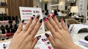 blackpink nail designs born pink to pink venom