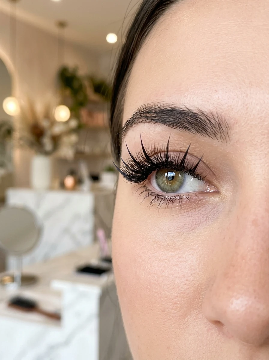 10 Best Anime Lash Maps for Every Eye Shape & Style (2026) 13 1. Classic High-Contrast Manga Spikes with a Dense Base Layer - anime lash map (AI Generated Image)