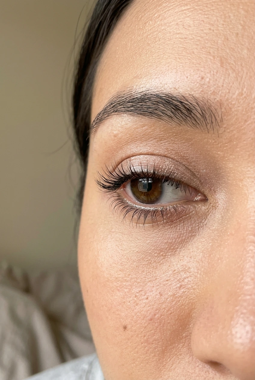 5 Best Bottom Lashes Styles & DIY Mapping Ideas (2026) 10 3. DIY J-Curl Under-Lash Clusters for Seamless Multi-Day Volume - bottom lashes (AI Generated Image)