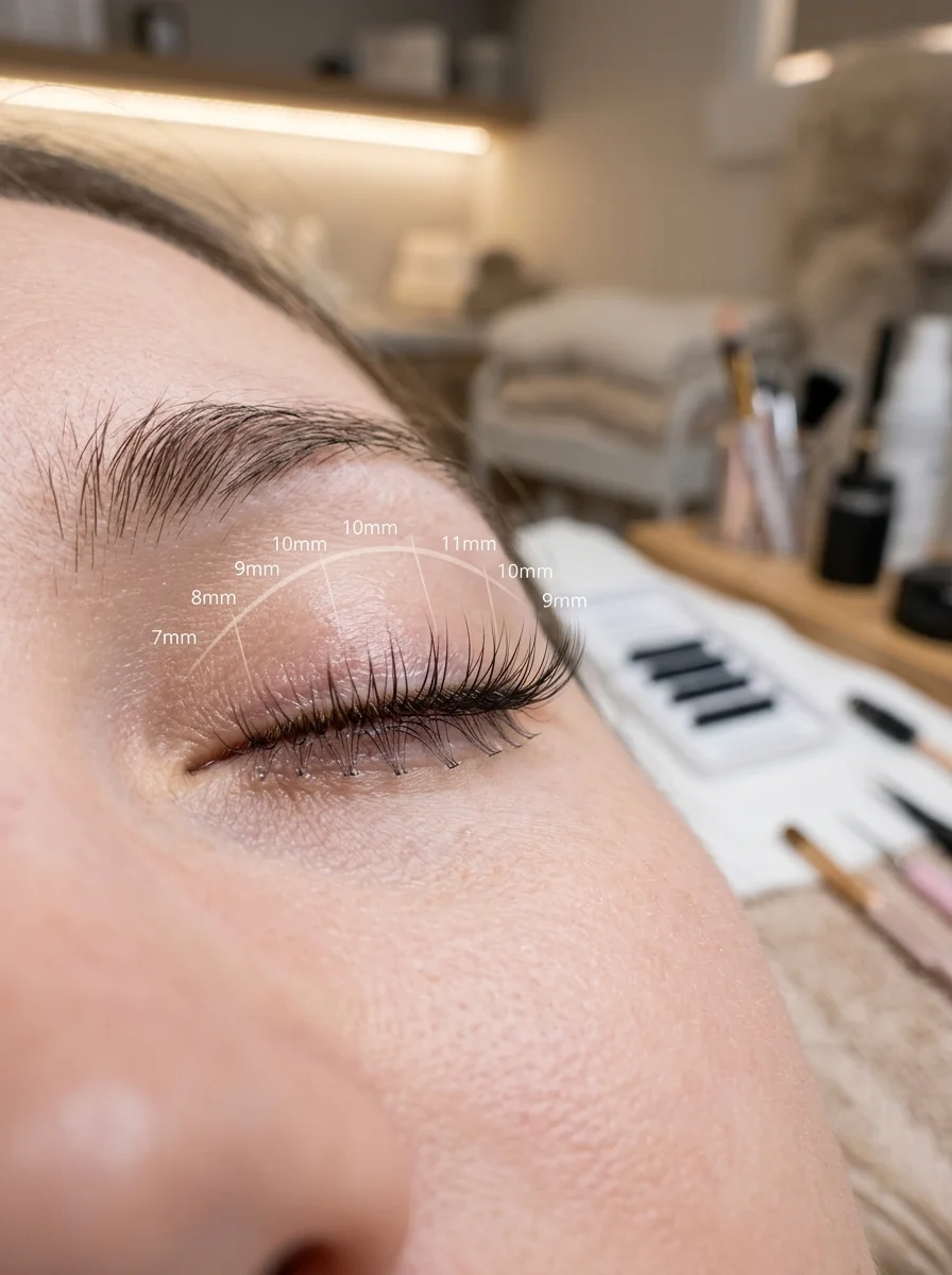 Ultra-Lightweight DIY Under-Lash Extension Clusters - lashes fake eyelashes (AI Generated Image)