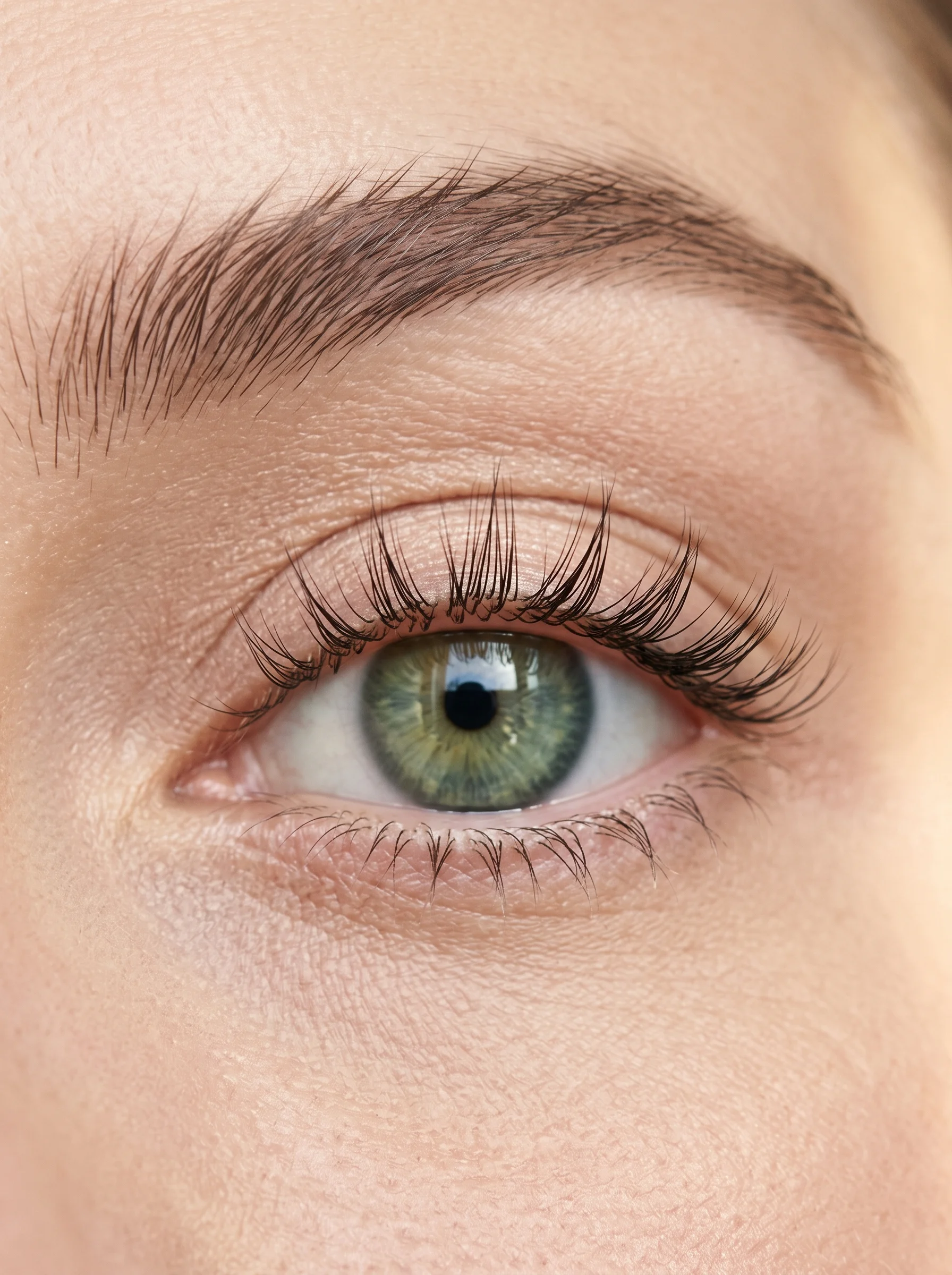 Doll-Eye Open-Look Clusters centered length accent for bright eye-opening style (AI Generated Image)