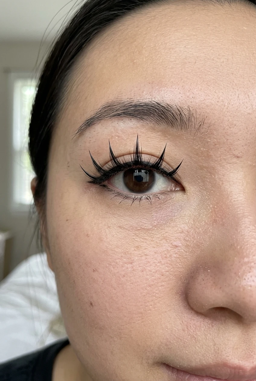 10. Express 5-Spike Cheat Map for Instant 5-Minute Anime Eyes - manhwa lashes (AI Generated Image)