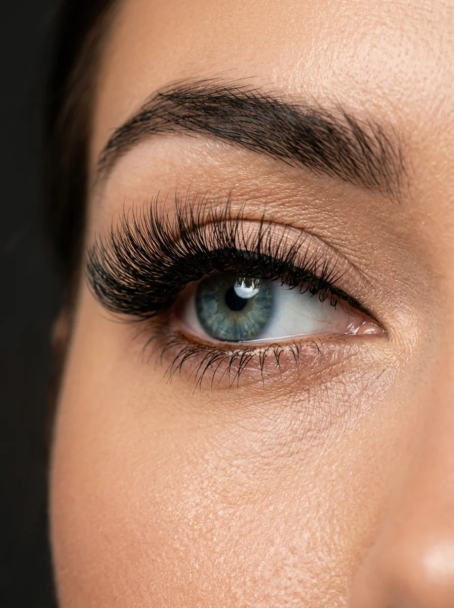 Full-Volume Multidimensional Silk Lashes for Photogenic Drama - lashes fake eyelashes (AI Generated Image)