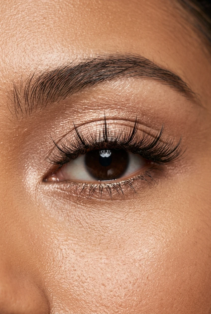3. Iconic Kim K Wispy Volume Set with Staggered Spike Extensions - wispy lash set (AI Generated Image)