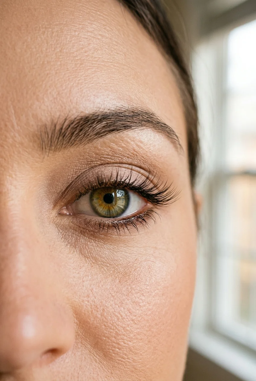 10 Best Individual Lashes Styles for Every Eye Shape (2026) 21 9. Outer-Corner Half-Set Demi Accents for Instant Lift - individual lashes (AI Generated Image)