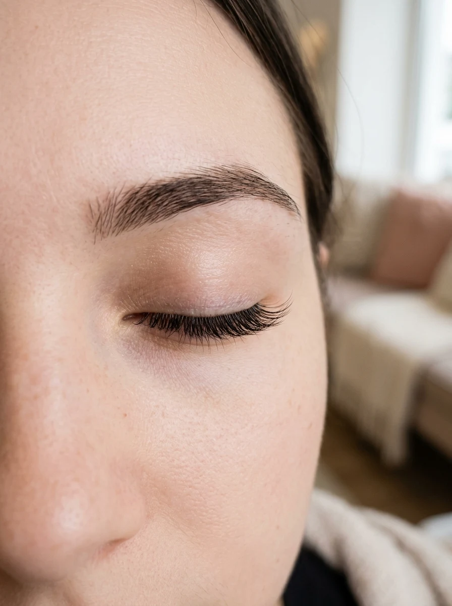 10 Best Classic Lashes Styles for Natural Glam & Everyday Wear (2026) 21 9. Short Natural Daily Office Classic Lashes - classic lashes (AI Generated Image)