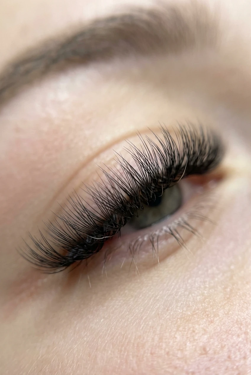 10 Best Short Volume Lashes for Everyday Wear & Soft Glam (2026) 17 5. Multi-Layer Russian Short Volume for Maximum Baseline Density - short volume lashes (AI Generated Image)