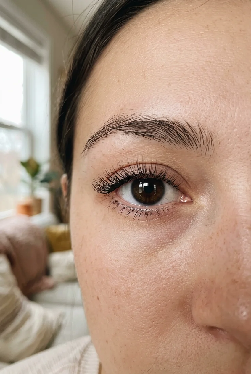 lash map ideas soft natural kitten subtle sweep (AI Generated Image)