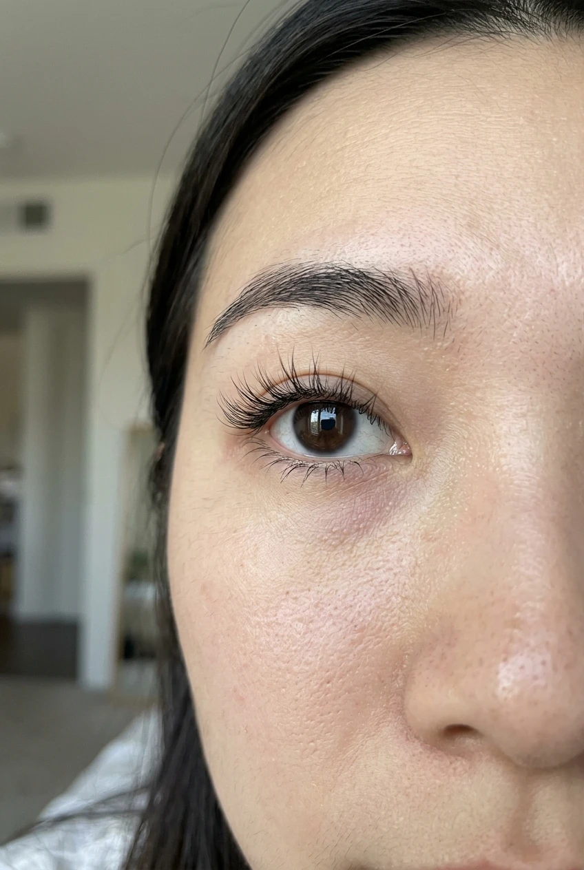 1. Soft Webtoon Heroine Wispy Lash Map with Feathered Spikes - manhwa lashes (AI Generated Image)