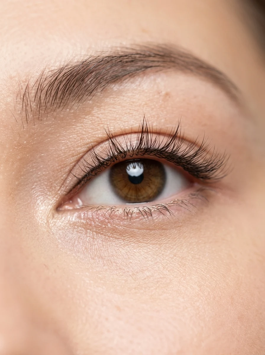 10 Best Anime Lash Maps for Every Eye Shape & Style (2026) 14 2. Soft Wispy Anime Doll-Eye Map for Hooded Eyelids - anime lash map (AI Generated Image)