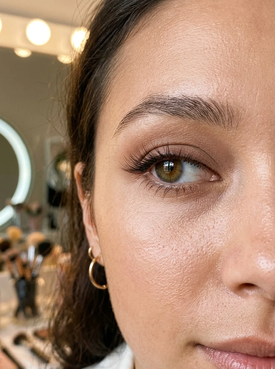 Subtle Half-Lashes for Natural Corner Lift & Hooded Eyes - lashes fake eyelashes (AI Generated Image)