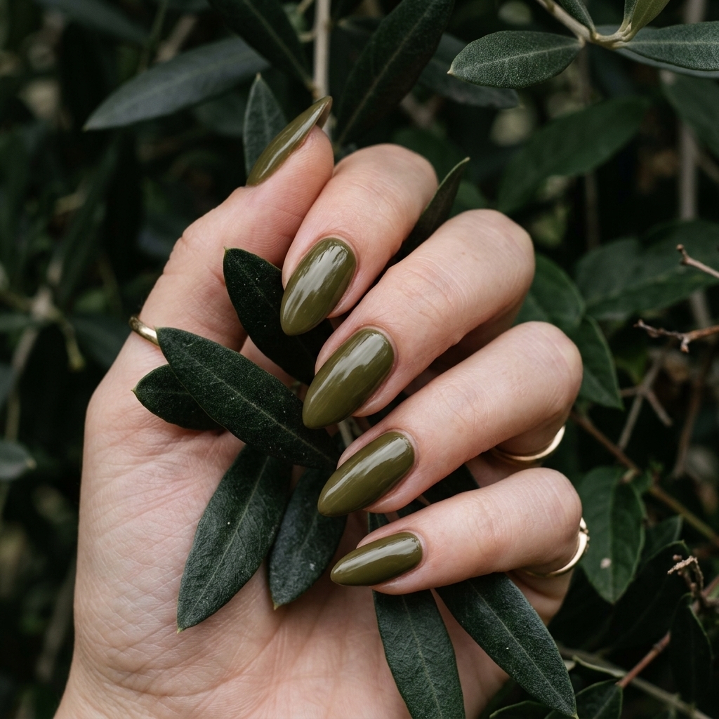 Lilac Checkered - August Nail Colors (AI Generated Image)