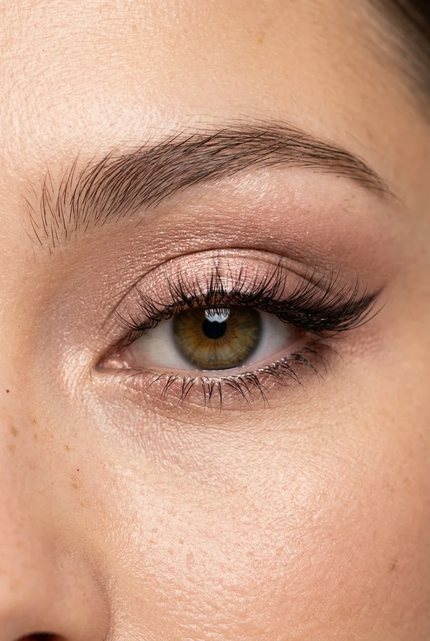 10 Best Individual Lashes Styles for Every Eye Shape (2026) 14 2. Wispy Fluttery Cat-Eye Map with Graduated Outer Flares - individual lashes (AI Generated Image)