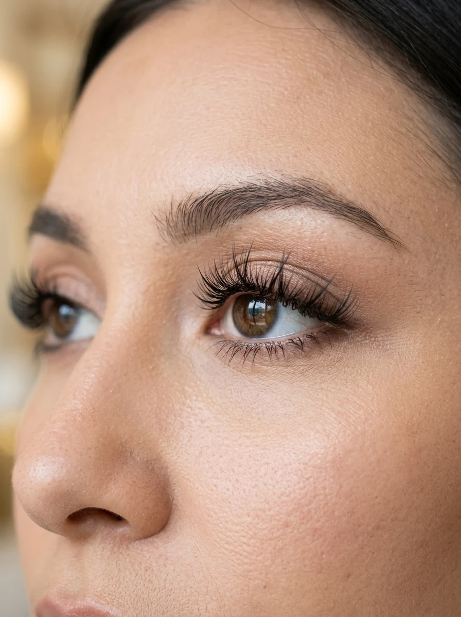 10 Best Classic Lashes Styles for Natural Glam & Everyday Wear (2026) 19 7. Wispy Spiked Flutter Classic Hybrid-Accent Set - classic lashes (AI Generated Image)