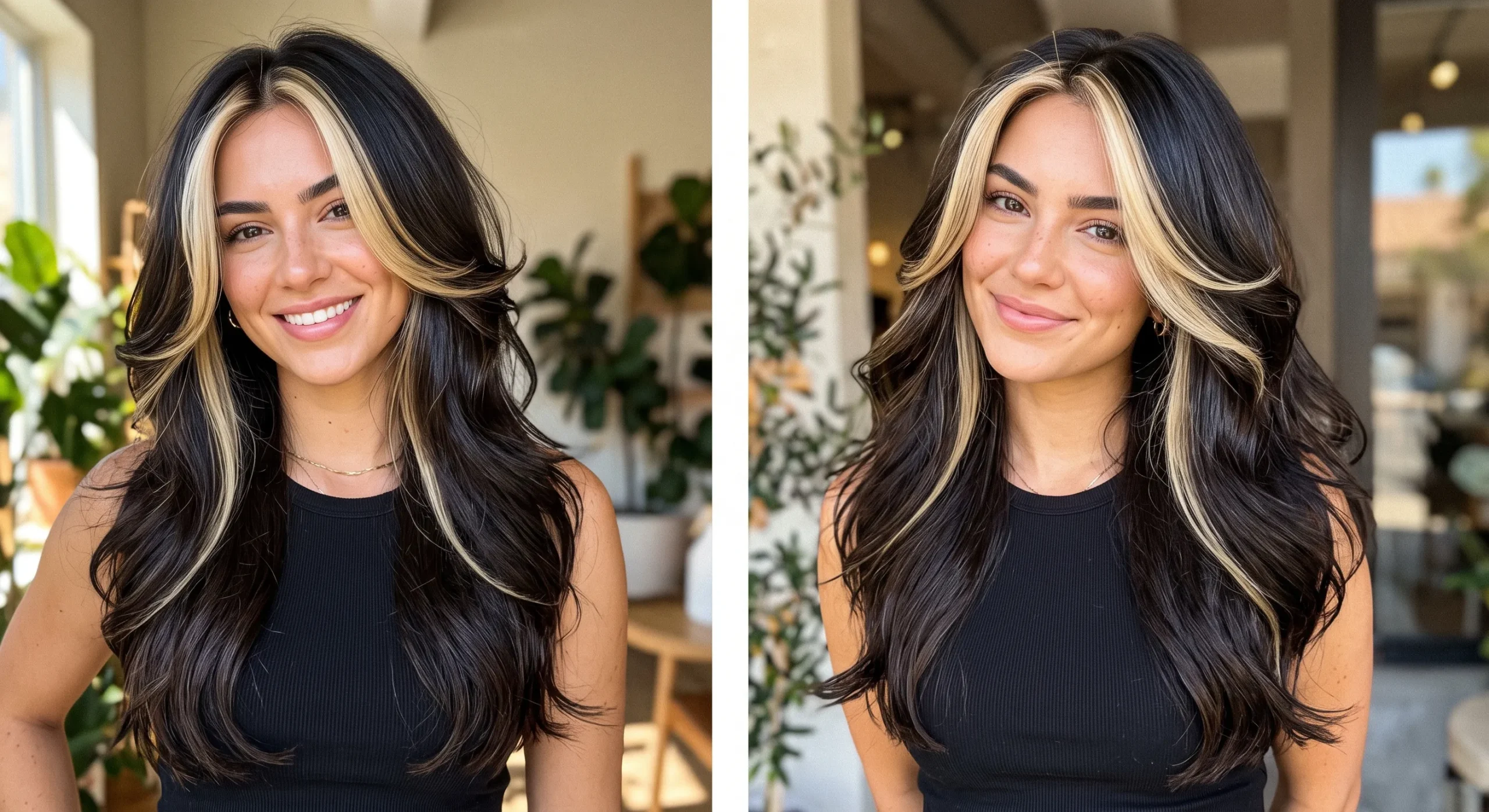 11. Beachy Textured Layers with Buttercream Blonde Balayage - long hair cut and color (AI Generated Image)