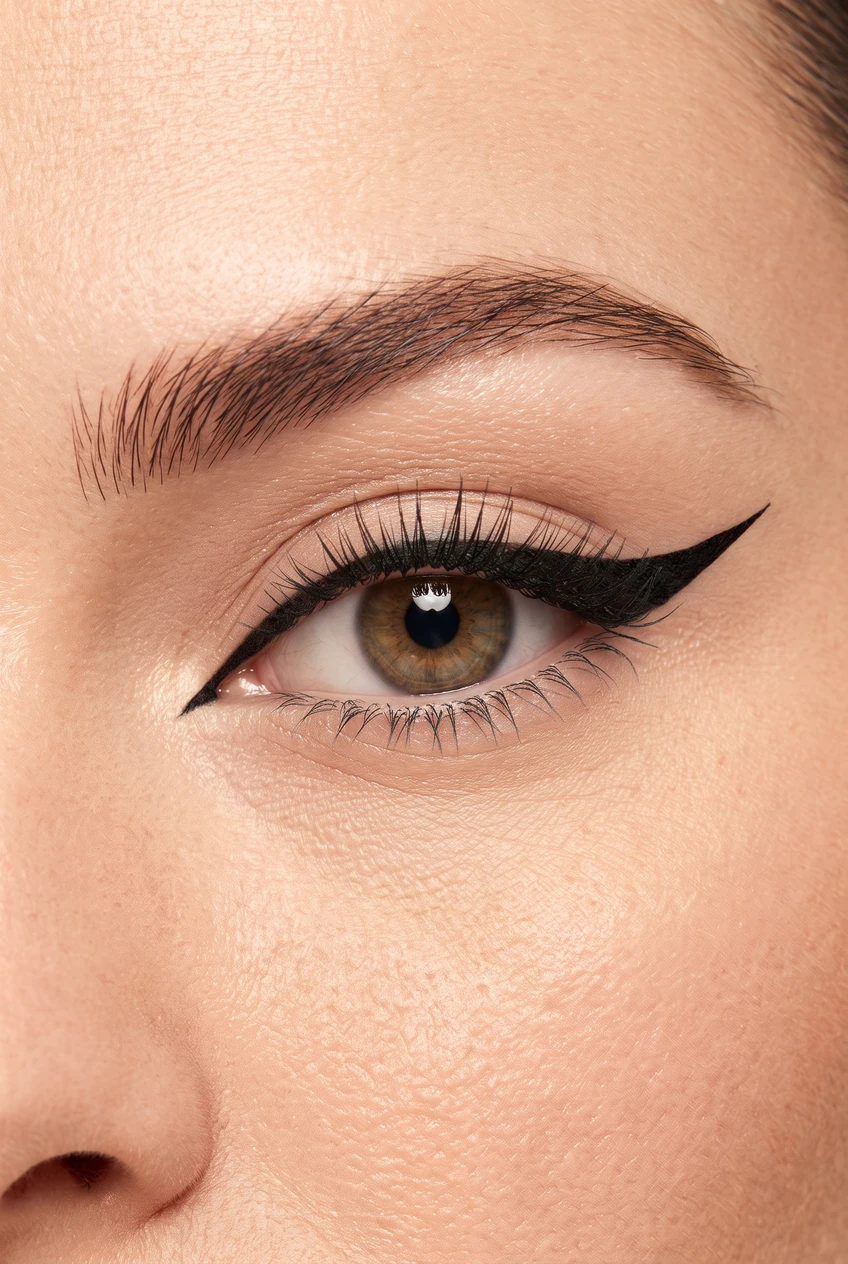 5. Modern Siren Eyes Elongated Double Wing - everyday eyeliner guide (AI Generated Image)