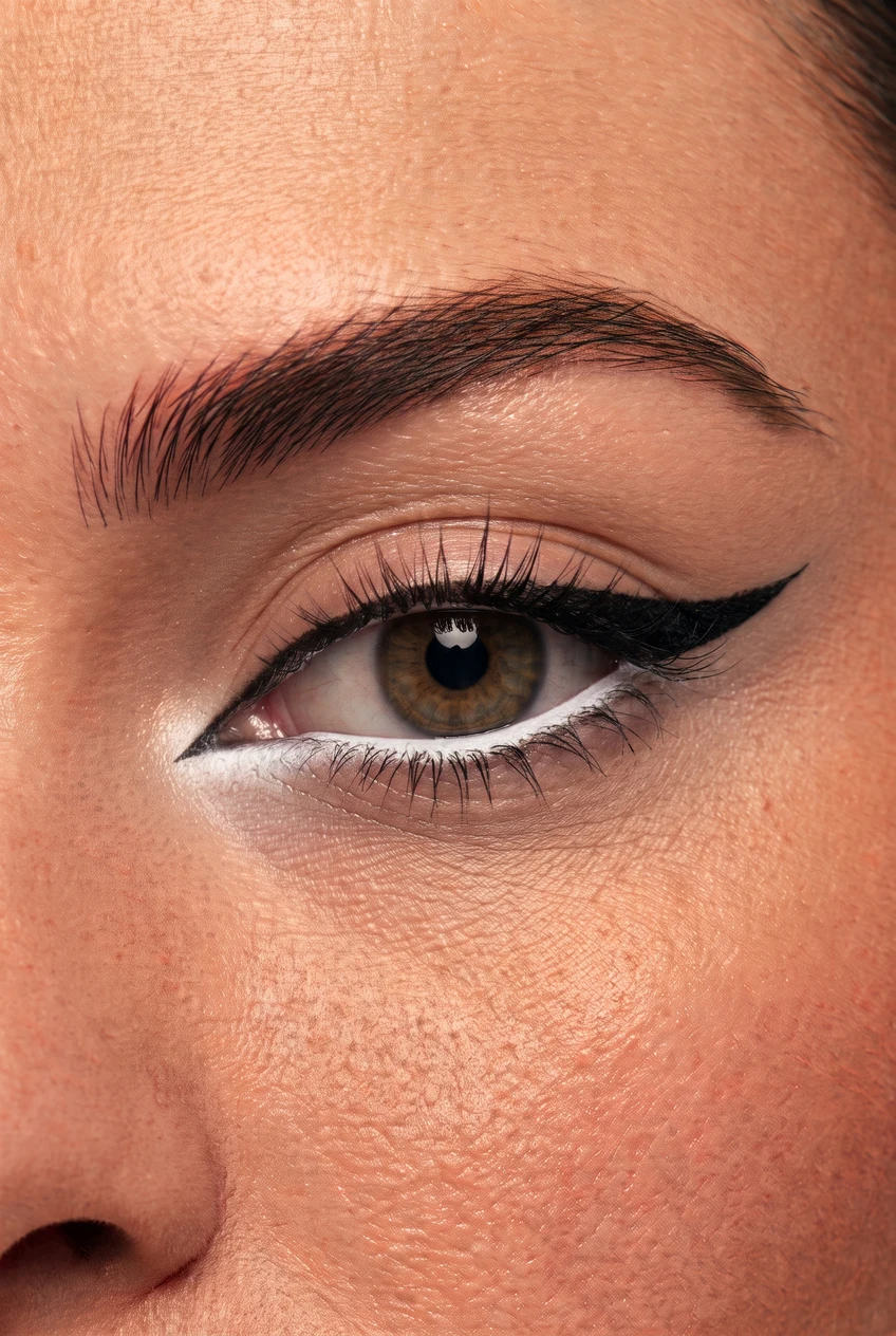 12. Two-Toned Ombré Gradient Liquid Liner - everyday eyeliner guide (AI Generated Image)