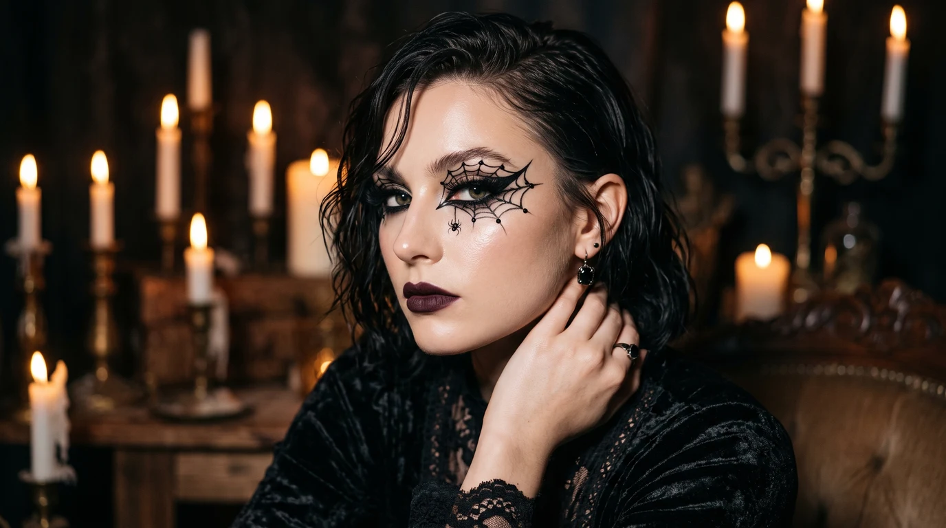 halloween eyeliner inspiration (AI Generated Image)