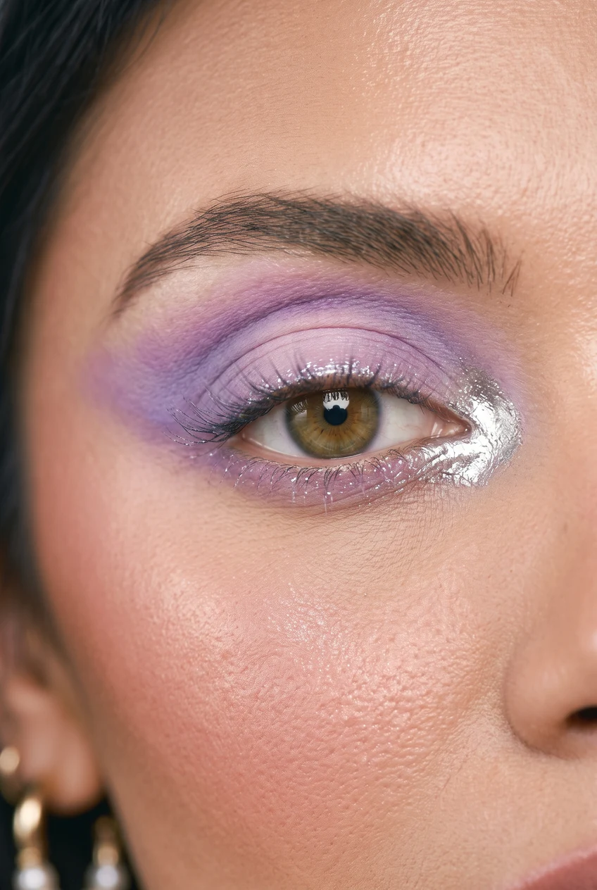 1. Airbrushed Peachy Rose Monochromatic Soft Glam - pretty soft glam makeup (AI Generated Image)